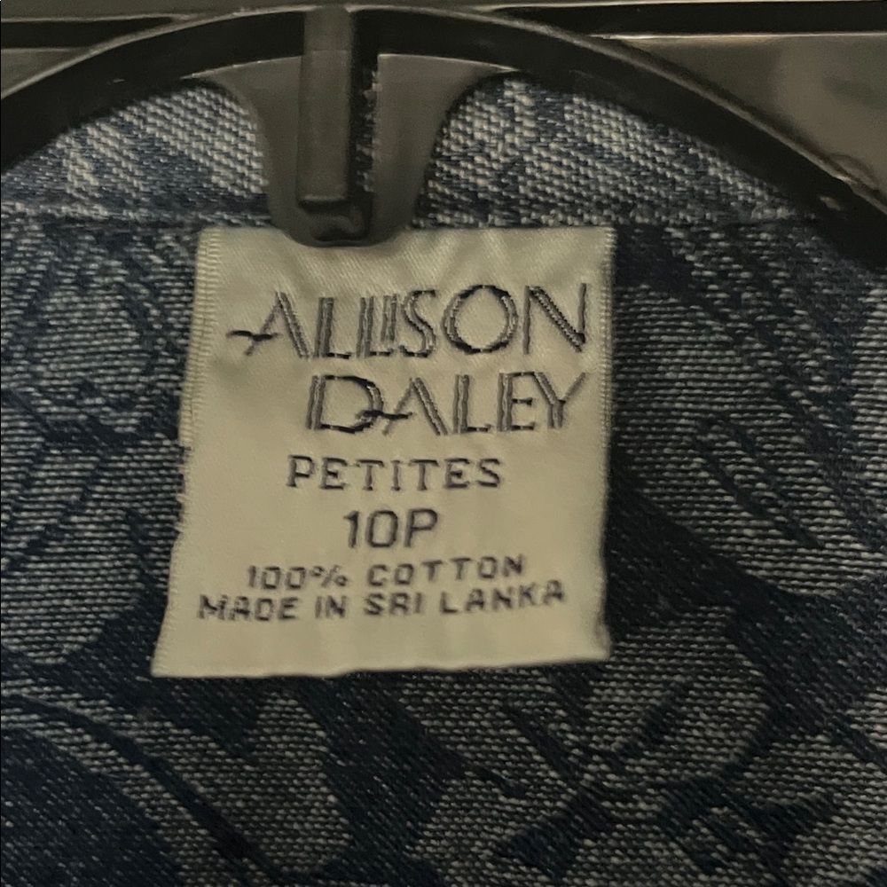 Allison Daley Blue Patterned Jacket - Picture 2 of 3
